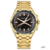 BOAMIGO brand men quartz watch luxury male dress fashion sport watches gold stainless steel gift wristwatches  relogio masculino - one46.com.au
