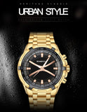 BOAMIGO brand men quartz watch luxury male dress fashion sport watches gold stainless steel gift wristwatches  relogio masculino - one46.com.au