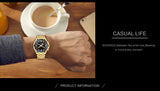 BOAMIGO brand men quartz watch luxury male dress fashion sport watches gold stainless steel gift wristwatches  relogio masculino - one46.com.au