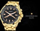 BOAMIGO brand men quartz watch luxury male dress fashion sport watches gold stainless steel gift wristwatches  relogio masculino - one46.com.au
