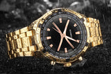 BOAMIGO brand men quartz watch luxury male dress fashion sport watches gold stainless steel gift wristwatches  relogio masculino - one46.com.au