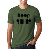 Funny Drinking Beer Off Roading Printed T-Shirt Men's fashion Short Sleeve O-Neck TShirt 2019 Summer Streetwear Hip Hop Tops Tee - one46.com.au