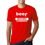 Funny Drinking Beer Off Roading Printed T-Shirt Men's fashion Short Sleeve O-Neck TShirt 2019 Summer Streetwear Hip Hop Tops Tee - one46.com.au