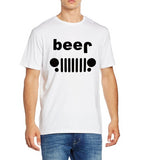 Funny Drinking Beer Off Roading Printed T-Shirt Men's fashion Short Sleeve O-Neck TShirt 2019 Summer Streetwear Hip Hop Tops Tee - one46.com.au