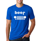 Funny Drinking Beer Off Roading Printed T-Shirt Men's fashion Short Sleeve O-Neck TShirt 2019 Summer Streetwear Hip Hop Tops Tee - one46.com.au