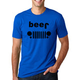 Funny Drinking Beer Off Roading Printed T-Shirt Men's fashion Short Sleeve O-Neck TShirt 2019 Summer Streetwear Hip Hop Tops Tee - one46.com.au