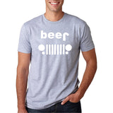 Funny Drinking Beer Off Roading Printed T-Shirt Men's fashion Short Sleeve O-Neck TShirt 2019 Summer Streetwear Hip Hop Tops Tee - one46.com.au