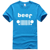 Funny Drinking Beer Off Roading Printed T-Shirt Men's fashion Short Sleeve O-Neck TShirt 2019 Summer Streetwear Hip Hop Tops Tee - one46.com.au