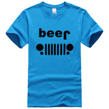 Funny Drinking Beer Off Roading Printed T-Shirt Men's fashion Short Sleeve O-Neck TShirt 2019 Summer Streetwear Hip Hop Tops Tee - one46.com.au