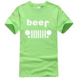Funny Drinking Beer Off Roading Printed T-Shirt Men's fashion Short Sleeve O-Neck TShirt 2019 Summer Streetwear Hip Hop Tops Tee - one46.com.au