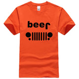 Funny Drinking Beer Off Roading Printed T-Shirt Men's fashion Short Sleeve O-Neck TShirt 2019 Summer Streetwear Hip Hop Tops Tee - one46.com.au