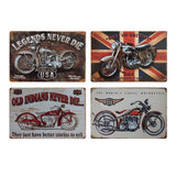 Vintage Iron Sign Motorcycle Tin Sign Painting Plaque Metal Art Poster Home Decor Metal Sign Bar/Pub/Hotel Wall Decoration - one46.com.au
