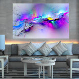 JQHYART Wall Pictures For Living Room Abstract Oil Painting Clouds Colorful Canvas Art Home Decor No Frame - one46.com.au