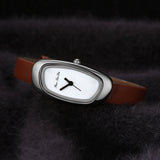 FanTeeDa Brand Fashion Women Watches Quartz Watch Leather Silver Dial Dress Bracelet Wristwatches Female Sport Outside Watch - one46.com.au