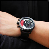 SINOBI Top Brand Chronograph Sports Watches Waterproof Military Watch Men Watch Leather Fashion Watches saat relogio masculino - one46.com.au