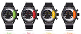 SINOBI Top Brand Chronograph Sports Watches Waterproof Military Watch Men Watch Leather Fashion Watches saat relogio masculino - one46.com.au