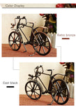 ZAKKA Style Bicycle Metal Figurines Household Decor Desktop DIY Bicycle CraftDecoration Figurines For Friend Birthday Best Gift - one46.com.au
