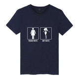 Your Wife My Wife Short Pop Sleeve Tshirts Cotton Men Fashion Funny Casual Tee Shirt For Men/Women T-shirt Plus Size 4XL - one46.com.au