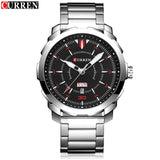 Top Brand Luxury Sports Quartz Watches Men's Waterproof Full Steel Wristwatch Fashion Casual Clock Male relogio Army Military - one46.com.au