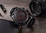 CURREN Men's Top Brand Luxury Quartz Watches Men's Sports Quartz-Watch Leather Strap Military Male Clock Fashion New Sale Gift - one46.com.au