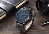 CURREN Men's Top Brand Luxury Quartz Watches Men's Sports Quartz-Watch Leather Strap Military Male Clock Fashion New Sale Gift - one46.com.au