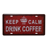 Vintage Metal Tin Sign Keep Calm Drink Beer Retro Plaque Poster Bar Pub Club Wall Tavern Garage Home Decoration 15*30cm - one46.com.au