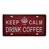 Vintage Metal Tin Sign Keep Calm Drink Beer Retro Plaque Poster Bar Pub Club Wall Tavern Garage Home Decoration 15*30cm - one46.com.au