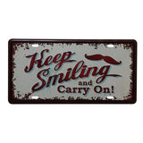 Vintage Metal Tin Sign Keep Calm Drink Beer Retro Plaque Poster Bar Pub Club Wall Tavern Garage Home Decoration 15*30cm - one46.com.au