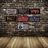 Vintage Metal Tin Sign Keep Calm Drink Beer Retro Plaque Poster Bar Pub Club Wall Tavern Garage Home Decoration 15*30cm - one46.com.au
