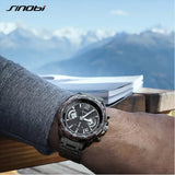 SINOBI Wrist Watch Men Fashion Waterproof Military Watch Luminous Men's Watch Full Steel Sport Watches Clock saat reloj hombre - one46.com.au