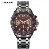 SINOBI Wrist Watch Men Fashion Waterproof Military Watch Luminous Men's Watch Full Steel Sport Watches Clock saat reloj hombre - one46.com.au