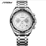 SINOBI Wrist Watch Men Fashion Waterproof Military Watch Luminous Men's Watch Full Steel Sport Watches Clock saat reloj hombre - one46.com.au