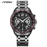 SINOBI Wrist Watch Men Fashion Waterproof Military Watch Luminous Men's Watch Full Steel Sport Watches Clock saat reloj hombre - one46.com.au