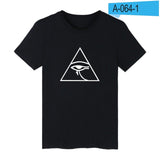 Print Graphical Short Sleeve Cotton T Shirt Men O Neck Streetwear Casual Tee Shirt Men Funny Fashion High Quality T-shirt Men - one46.com.au