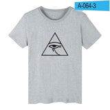 Print Graphical Short Sleeve Cotton T Shirt Men O Neck Streetwear Casual Tee Shirt Men Funny Fashion High Quality T-shirt Men - one46.com.au