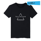 Print Graphical Short Sleeve Cotton T Shirt Men O Neck Streetwear Casual Tee Shirt Men Funny Fashion High Quality T-shirt Men - one46.com.au