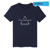 Print Graphical Short Sleeve Cotton T Shirt Men O Neck Streetwear Casual Tee Shirt Men Funny Fashion High Quality T-shirt Men - one46.com.au