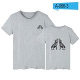 Print Graphical Short Sleeve Cotton T Shirt Men O Neck Streetwear Casual Tee Shirt Men Funny Fashion High Quality T-shirt Men - one46.com.au