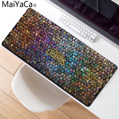 MaiYaCa League of legends Mouse Pad Locked Edge Pad to Mouse Notbook Computer Mousepad 90x30cm Gaming Padmouse Gamer Best Seller - one46.com.au