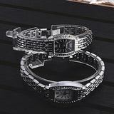 Fashion Silver Watch Women Bracelet Women's Watches Luxury Rhinestone Ladies Watch Women Watches Clock reloj mujer - one46.com.au