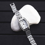 Fashion Silver Watch Women Bracelet Women's Watches Luxury Rhinestone Ladies Watch Women Watches Clock reloj mujer - one46.com.au