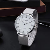 Fashion Women Crystal Stainless Steel Analog Quartz Wrist Watch - one46.com.au