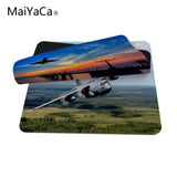 MaiYaCa Airplane Landing  Computer Mouse Pad Mousepads Decorate Your Desk Non-Skid Rubber Pad - one46.com.au