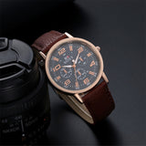 SOXY Brand Watch Fashion Cool Sport Watches Men Leather Quartz Watch Hombre Luxury Gold Wrist Watch Hour Clock relogio masculino - one46.com.au