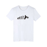 Evolution Picture Funny Black White tshirt Men Classical Short Sleeve T Shirt Men Hip Hop in Soft Cotton Tees and Tops - one46.com.au