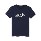 Evolution Picture Funny Black White tshirt Men Classical Short Sleeve T Shirt Men Hip Hop in Soft Cotton Tees and Tops - one46.com.au