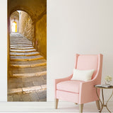 2Pcs/set Stone Steps Door Stickers European Style Wall Sticker for Bedroom Living Room Decor Poster PVC Waterproof Decal - one46.com.au