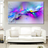 JQHYART Wall Pictures For Living Room Abstract Oil Painting Clouds Colorful Canvas Art Home Decor No Frame - one46.com.au