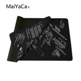 MaiYaCa Simple Design Speed Gun parts Game MousePads Computer Gaming Mouse Pad Gamer Play Mats Version Mousepad - one46.com.au