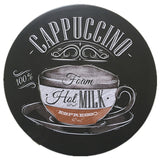 Round Retro Metal Plaques Vintage Metal Tin Signs Poster For Coffee Bar Decorative Iron Wall Art Merry Christmas Ornaments - one46.com.au